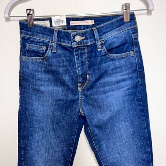 NWT Levis Premium 720 High-Rise Super Skinny Hyperstretch Jeans Womens Sz 25/30 - Picture 5 of 10